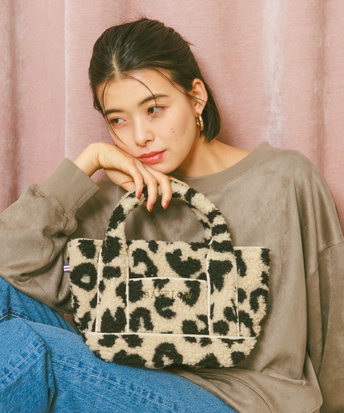 レオパードボアロゴトートS（トートバッグ）｜BAYFLOW（ベイフロー）の