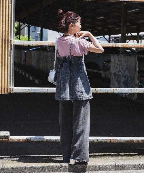 JEANASIS（ジーナシス）の「【完全受注生産】front zip cami【MIKU企画