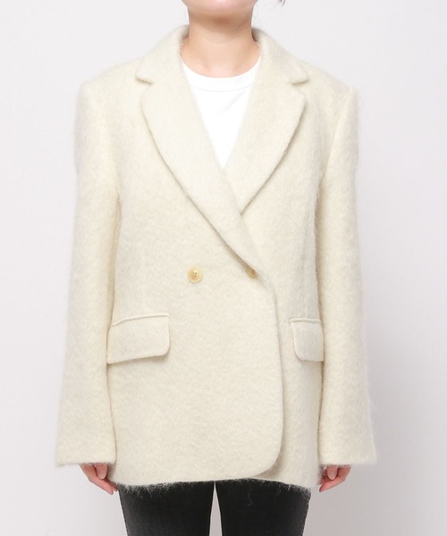 BABYLONE（バビロン）の「シャギージャケットコート（テーラード