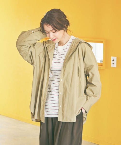 セール】《days》フードシャツ（シャツ/ブラウス）｜studio CLIP