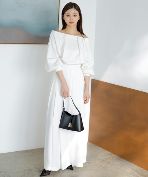 SNIDEL（スナイデル）の「スーパーワイドタックパンツ（その他パンツ