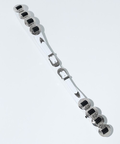 TOGA PULLA/トーガプルラ】ダブルバックルコンチョベルト TP21-AH267