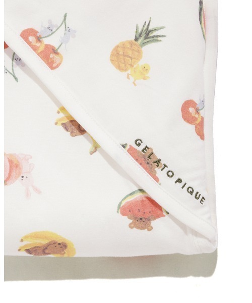 gelato pique（ジェラートピケ）の「【BABY】フルーツアニマル柄