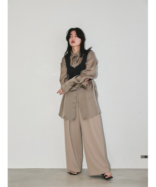 TODAYFUL（トゥデイフル）の「オーガンジーポケットシャツ（シャツ