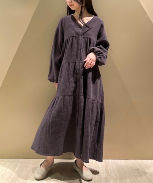 gelato pique（ジェラートピケ）の「マタニティガーゼワンピース