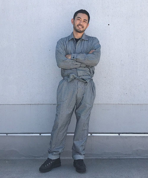 Snow Peak（スノーピーク）の「コットンヒッコリーツナギ＜日本製