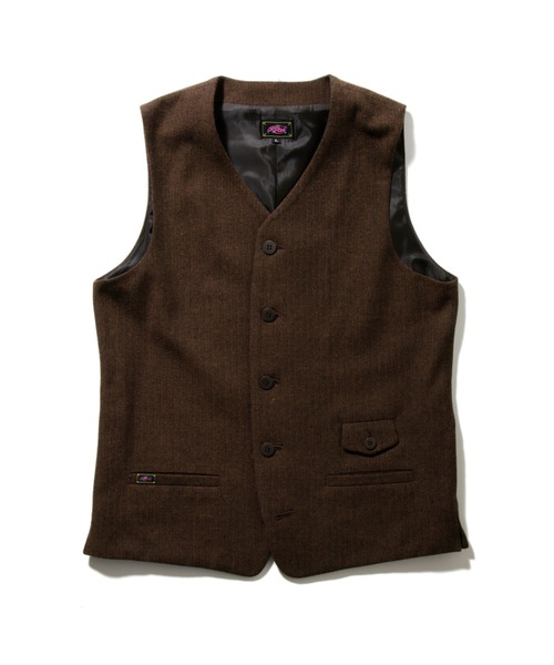 ROTAR（ローター）の「Herringbone Vest ヘリンボーン ベスト（ベスト