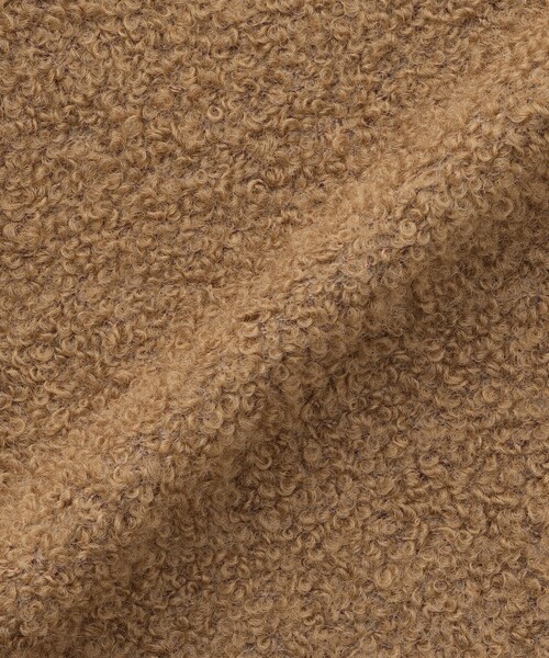 セール】【HESSLE（ヘスル）】ノーカラーショートコート（ノーカラー