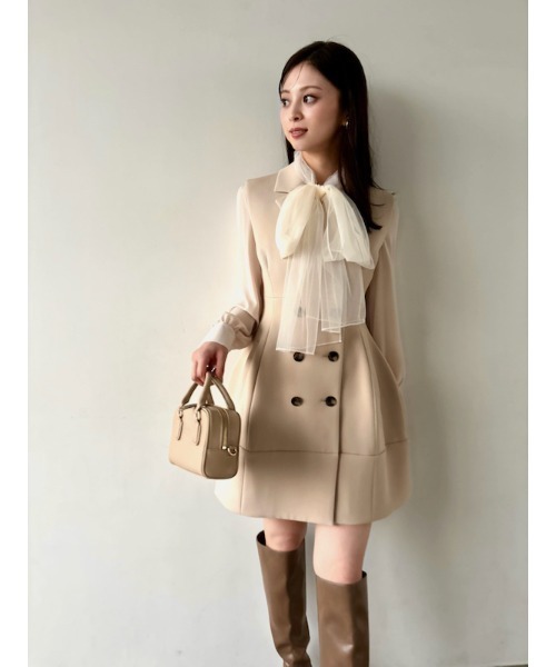 SNIDEL（スナイデル）の「コンストラクトミニワンピース（ワンピース