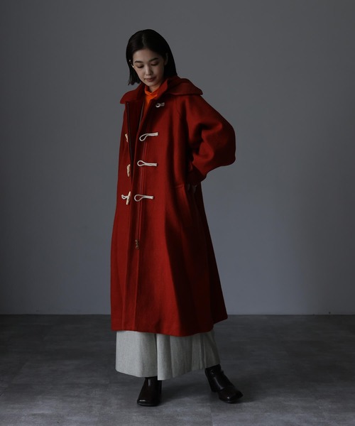 HERENCIA（ヘレンチア）の「ダッフルロングコート【フード・チン