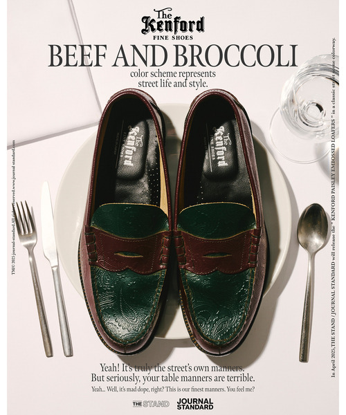 The Kenford Fineshoes / ペイズリービーブロ コンビローファー