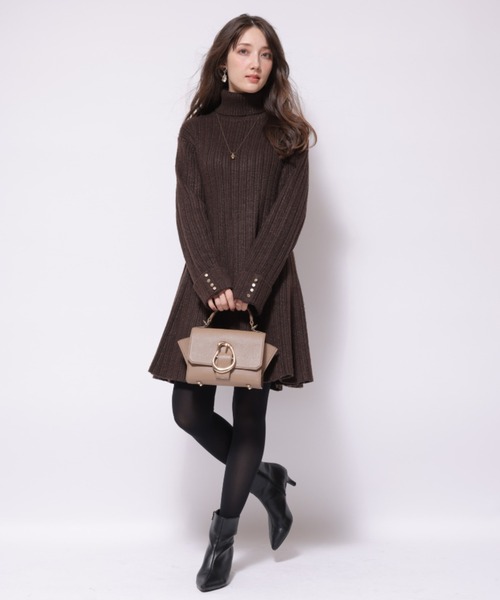 アプワイザーリッシェ タグ付✨キラキラミニニットワンピース M ギフト