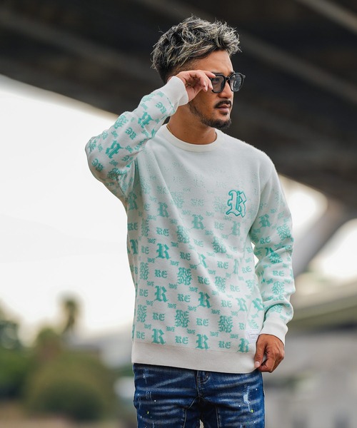 RTEGグラデーションO.Eニット（ニット/セーター）｜adamsJUGGLER