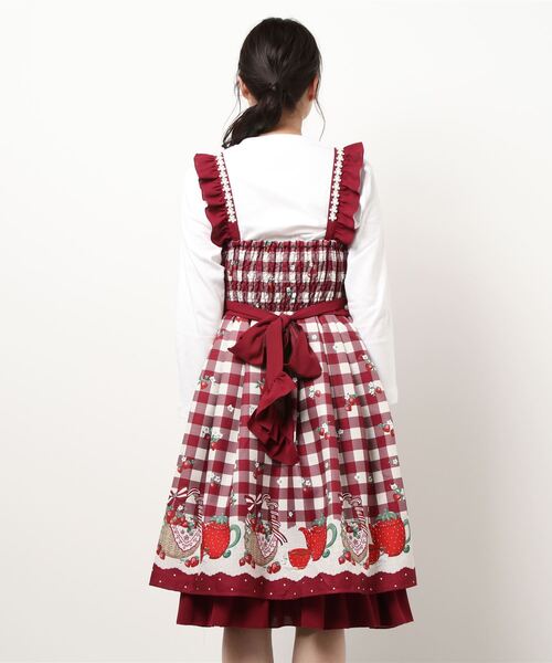 axes femme（アクシーズファム）の「ベリーズピクニックジャンスカ