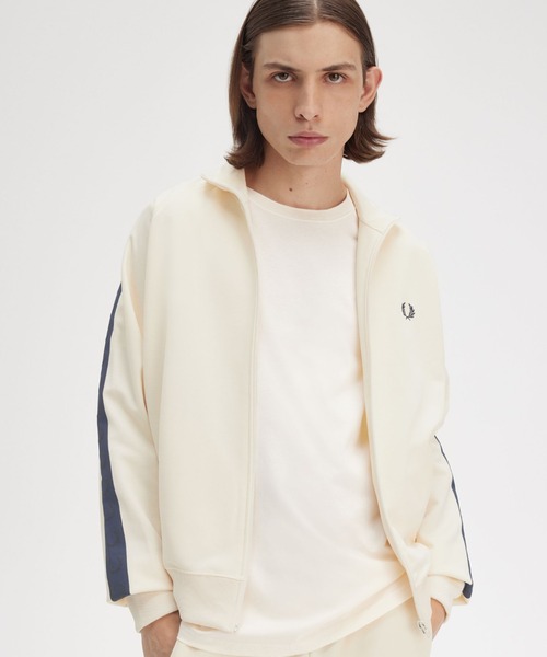 新色先行予約受付中／Contrast Tape Track Jacket／フレッドペリー