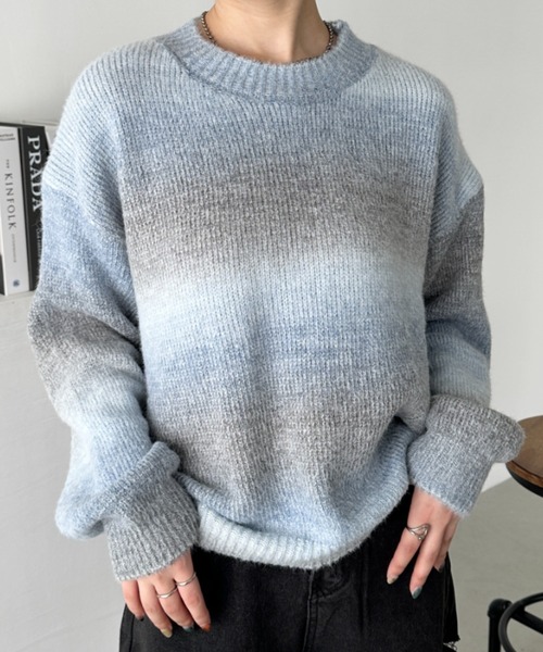 セール】グラデーションニットプルオーバー（ニット/セーター）｜CLEA