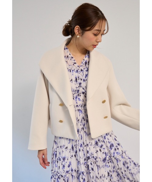 SNIDEL（スナイデル）の「ラグランショートコート（その他アウター