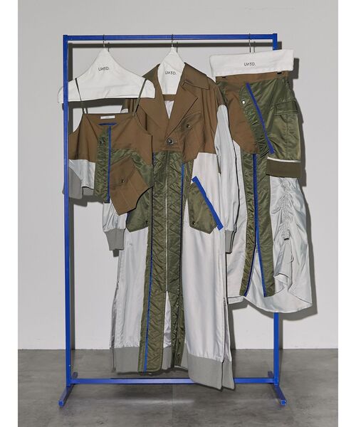 UN3D.（アンスリード）の「MA-1ドッキングビスチェ（キャミソール