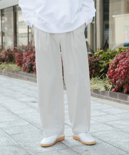 セール】ダブルタックワイドパンツ（その他パンツ）｜SENSE OF PLACE
