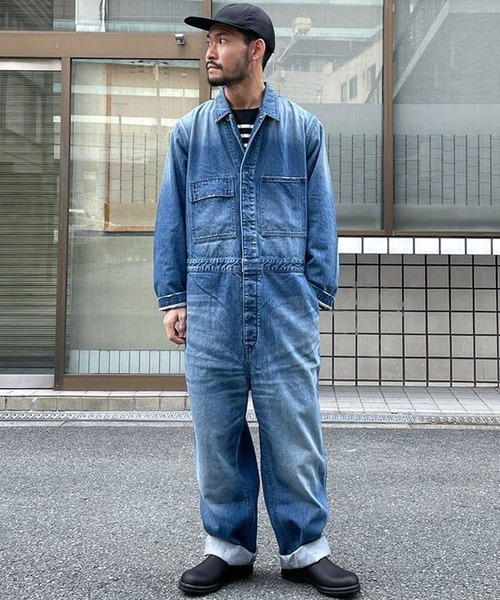 Johnbull（ジョンブル）の「12オンスデニムオールインワン（つなぎ