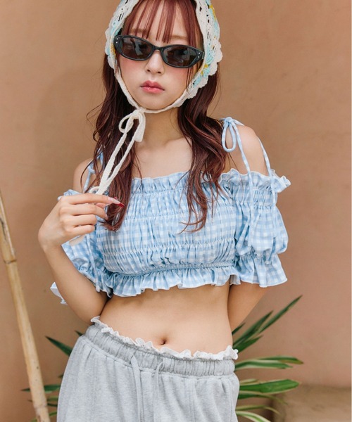 OLIVE des OLIVE（オリーブデオリーブ）の「シャーリングswim wear