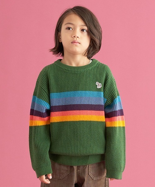 Paul Smith JUNIOR（ポールスミスジュニア）の「ストライプ畦編み