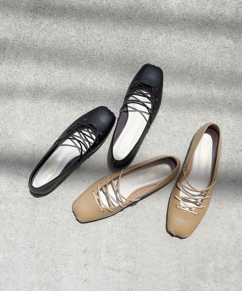 Akiko Kizu ×Daniella & GEMMA】 ゴムクロスバレエシューズ（バレエ