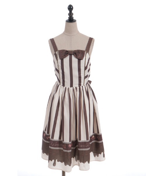 Chalmiere ボンボンショコラ バッグ＆ジャンパースカート ボンボン