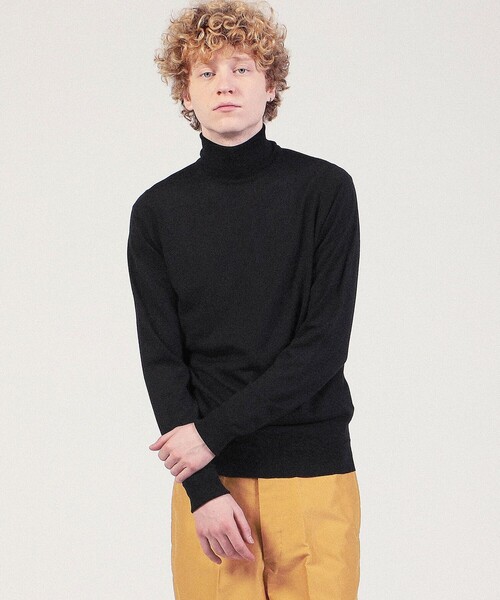 セール】JOHN SMEDLEY RICHARDS メリノウール タートルネック（ニット