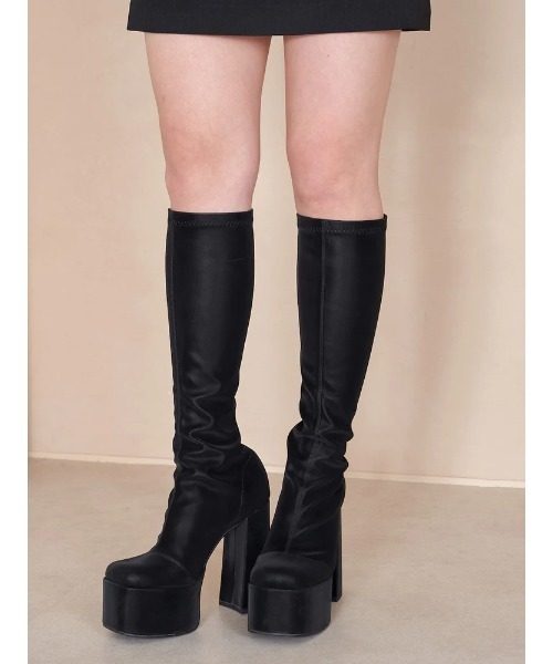 Darich（ダーリッチ）の「スーパーストレッチレザーロングブーツ