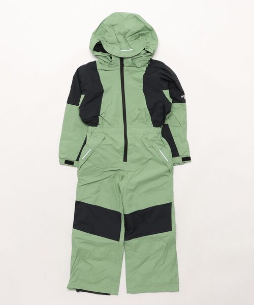 kiki ノースフェイス キッズ ウォータープルーフ ワンピース つなぎ