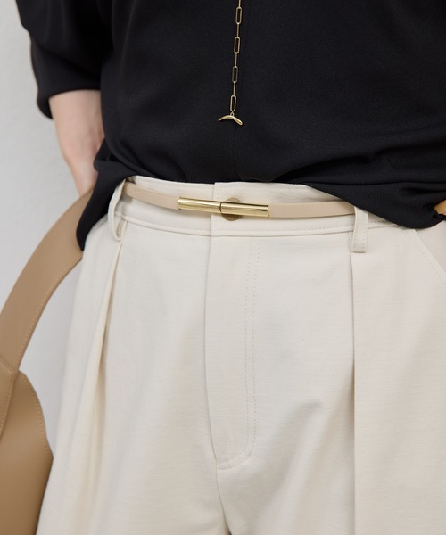 セール】【WEB限定カラーあり】スティックナローベルト（ベルト