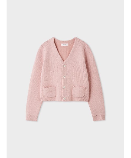 ウォッシャブルコンパクトシャギーVカーデ（カーディガン/ボレロ