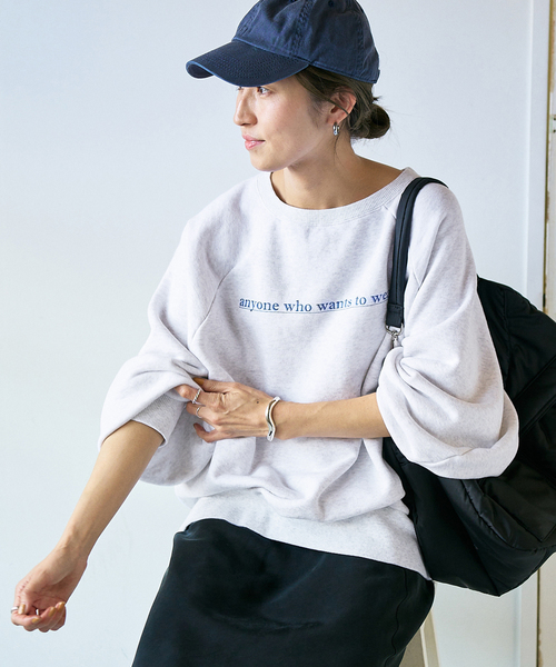 セール】【haru×FRAMeWORK】ロゴスエット（スウェット）｜FRAMeWORK