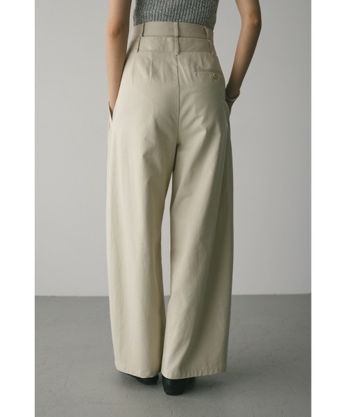 ウエストレイヤーワイドチノパンツ（チノパンツ）｜STYLEMIXER