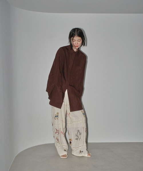 TODAYFUL（トゥデイフル）の「シルキーポケットシャツ（シャツ