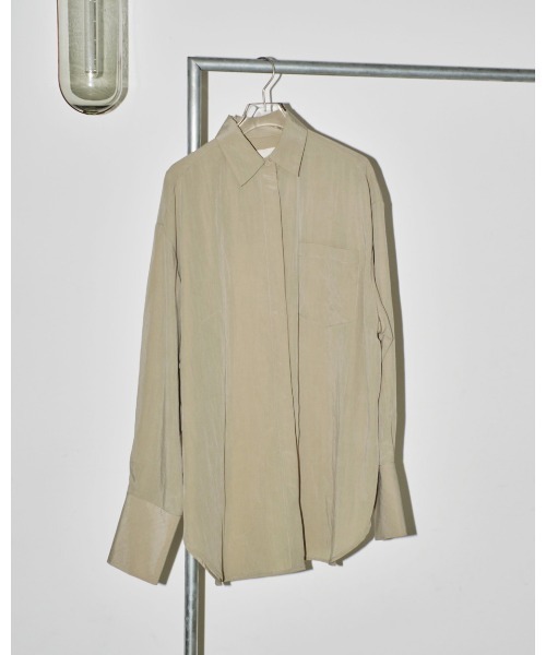 TODAYFUL（トゥデイフル）の「シルキーポケットシャツ（シャツ