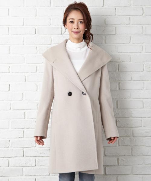 23区（ニジュウサンク）の「ウールアンゴラビーバー フーデットコート