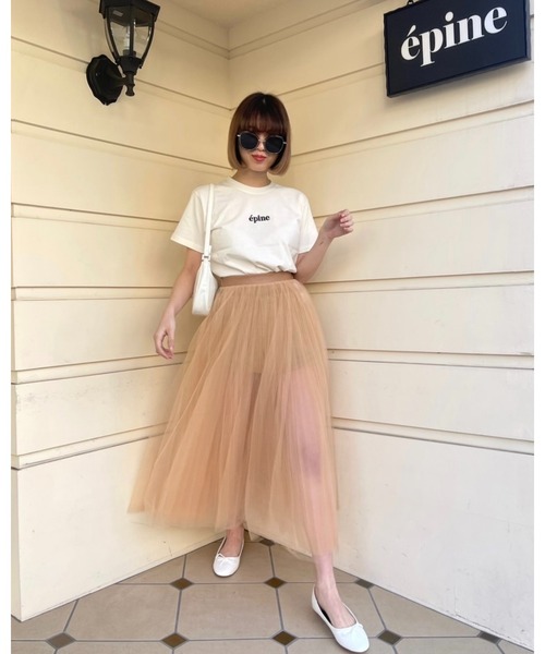 epine（エピヌ）の「3tulle volume skirt（スカート）」 - WEAR