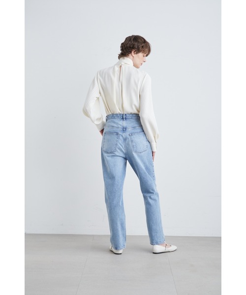 MIESROHE（ミースロエ）の「sustainableシルキーボウタイブラウス