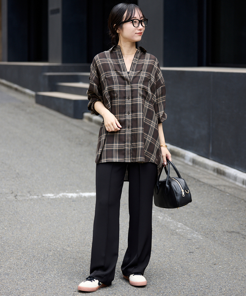 セール】《追加》ビエラチェックルーズシャツ（シャツ/ブラウス