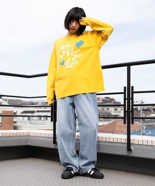 セール】《UNISEX》ハートロゴロンT（Tシャツ/カットソー）｜PBLIM