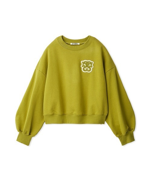 SNIDEL（スナイデル）の「Sustainableワッペンロゴスウェット