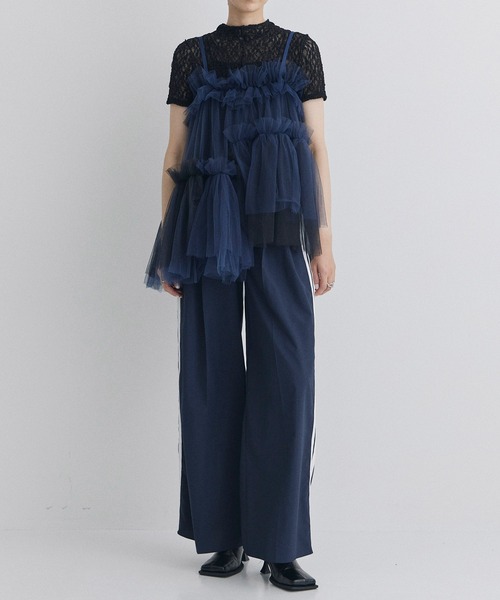 VIVIANO/ヴィヴィアーノ】アシンメトリーキャミトップ（キャミソール