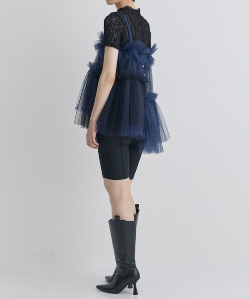 VIVIANO/ヴィヴィアーノ】アシンメトリーキャミトップ（キャミソール