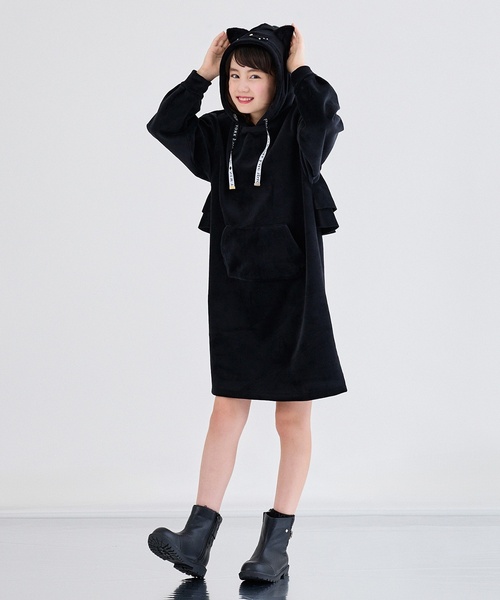 セール】キャットフードベロアワンピース（ワンピース）｜kate spade