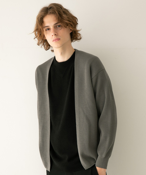 BATONER（バトナー）の「【BATONER】ハードツイストウールカーディガン