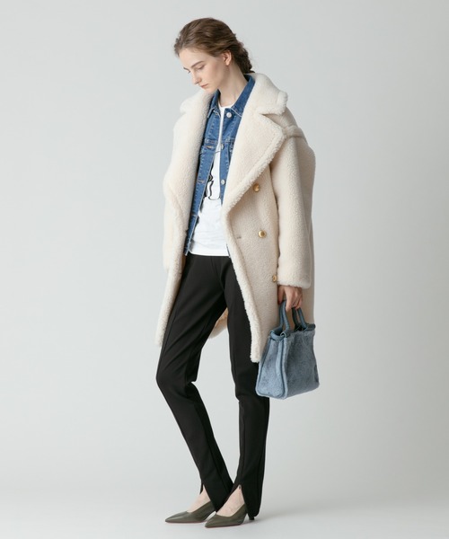 allureville（アルアバイル）の「ウールMIXボアPコート（その他