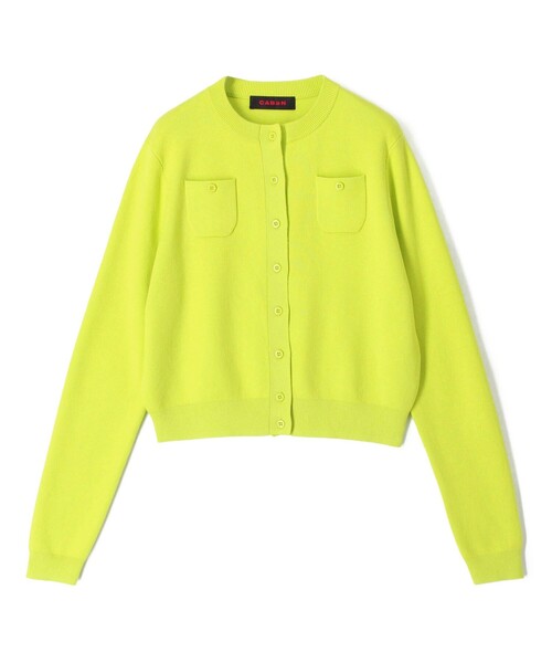 コットンカシミヤ クルーネックカーディガン（カーディガン/ボレロ