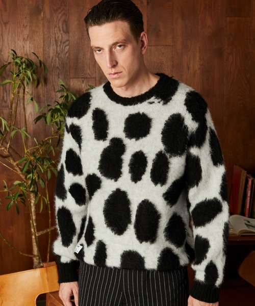 schott（ショット）の「Schott/MOHAIR SWEATER PLAYBOY/モヘア クルー